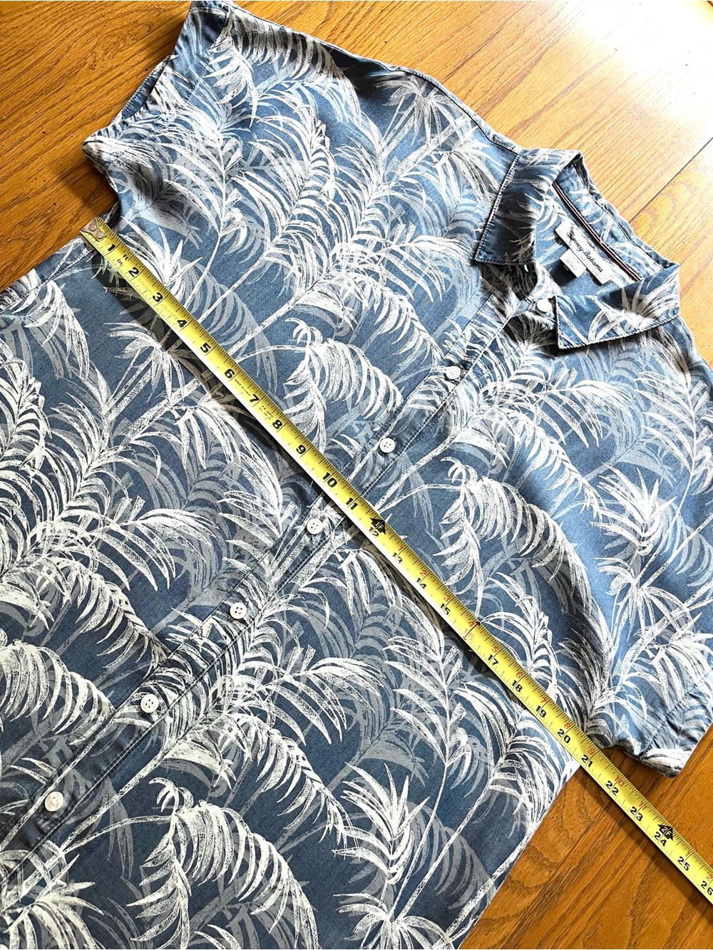 Tommy Bahama Tropical Palm Print Shirt S - Picture 4 of 8